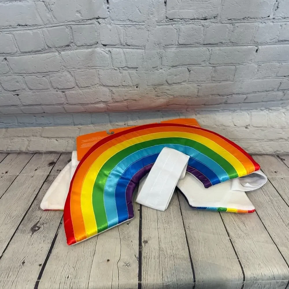Target Hyde & EEK Light Up Rainbow Dog Halloween Costumed